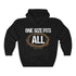 One Size Fits All Bible Verse Jesus Christian Unisex Hoodie Hooded Sweatshirt