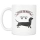 Lil Weiners - Weeny Dog Lovers - Weiner Mom Dad Grandpa Grandma Mug - Great Gift For Wiener Owner - Freedom Look