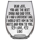 Shiba Inu Dog Dad Jeff Loki Stemless Wine Glass