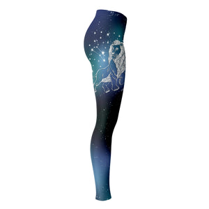 Leo Horoscope Zodiac Star Sign Leggings