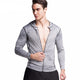 Long Sleeve Men's Running / Fitness Reflective Zipper - Breathable & Quick-Drying - Freedom Look