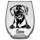 Cocoa - Catahoula Leopard Dog Stemless Wine Glass