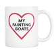 My Fainting Goats Coffee Mug - Fainting Goats Owner Gifts I Like Goats - I Love My Goat - Funny Gift For Goat Owners (Mom Dad Brother Sister) (11 oz)