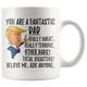 Funny Fantastic Dad Trump Coffee Mug (11 oz)
