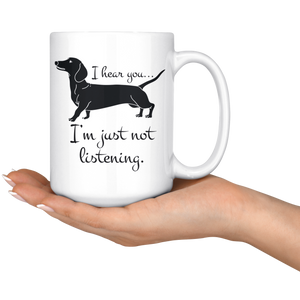 Lil Weiners Mug - Doxin Dog Stuff Wiener Lovers - Great Funny Gift For Daschund Owner Mug (15 oz)