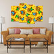 Sunflower Butterfly Framed Canvas