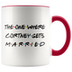 The One Where Cortney Gets Married Colored Coffee Mug (11 oz)
