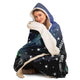 Personalized Cancer Horoscope Zodiac Star Sign Hooded Blanket