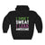 Gym Fitness Training 'I Don't Sweat I Leak Awesome' Hoodie Hooded Sweatshirt