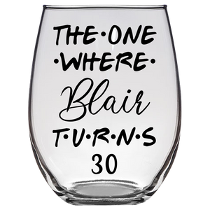 Blair Turns 30 Years F2 Stemless Wine Glass