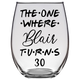 Blair Turns 30 Years F2 Stemless Wine Glass