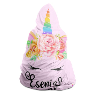 Esenia - Personalized Unicorn Hooded Blanket