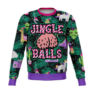 Jingle Balls Sweatshirt - Funny Ugly Sweatshirt For Christmas Party
