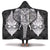 B&W Elephant Mandala Hooded Blanket - Freedom Look