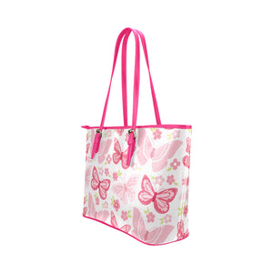Butterflies Leather Tote Bags - Freedom Look
