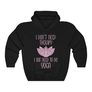 Yoga Meditation Therapy Gift Unisex Hoodie Hooded Sweatshirt