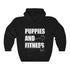Dog Puppies & Fitness Muscle Weight Lifting Unisex Hoodie Hooded Sweatshirt