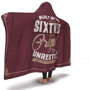 Built In The Sixties Hooded Blanket - Freedom Look