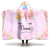 Personalized Unicorn Hooded Blanket - Demi