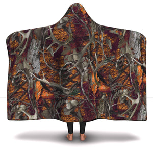 Hunting Hooded Blanket For Hunters (Orange)