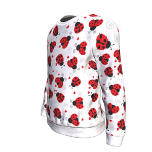 Ladybug All Over Print Sweatshirt