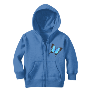 Butterfly Classic Kids Zip Hoodie