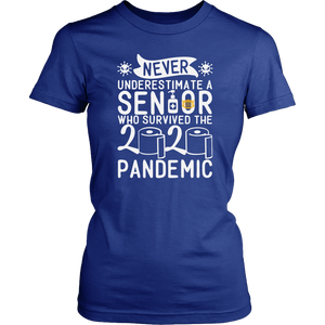 Senior Survived 2020 Pandemic Toilet Paper Unisex & Women T-Shirt