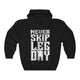 Leg Muscle Fitness Therapy Unisex Hoodie Never Skip Leg Day Hooded Sweatshirt