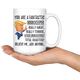 Funny Fantastic Bookkeeper Coffee Mug, Bookkeeper Trump Gifts, Best Bookkeeper Birthday Christmas Graduation Gift for Him and Her
