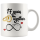 17th Wedding Anniversary Gift For Him And Her, 17th Anniversary Mug For Husband & Wife, Married For 17 Years, 17 Years Together With Her (11 oz )