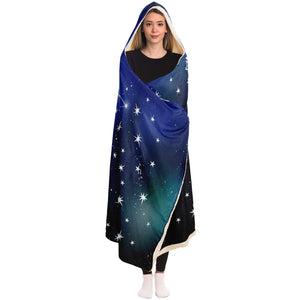 Personalized Capricorn Horoscope Zodiac Star Sign Hooded Blanket