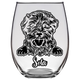 Sota Aussiedoodle Dog Stemless Wine Glass