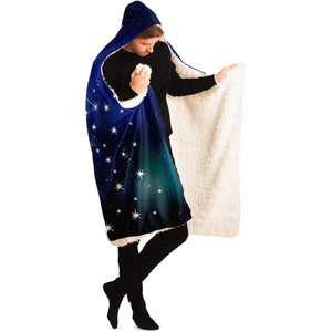 Personalized Capricorn Horoscope Zodiac Star Sign Hooded Blanket