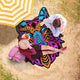 Custom Colorful Wolf Head Shape Blanket (2 sizes)