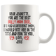Personalized Bully Dog Jeus Mom Jeanette Coffee Mug (11 oz)
