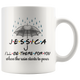 Jessica I'll Be There For You Rain Friends Coffee Mug (11 oz)
