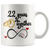 22nd Wedding Anniversary Gift For Him And Her, 22nd Anniversary Mug For Husband & Wife, Married For 22 Years, 22 Years Together With Her ( 11 oz )