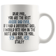 Personalized Australian Shepherd Dog Staley Dad Phil Coffee Mug (11 oz)