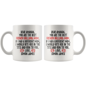 Amanda French Bulldog Mom Coffee Mug (11 oz) - Freedom Look