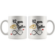 42nd Wedding Anniversary Gift For Him And Her, Married For 42 Years, 42nd Anniversary Mug For Husband & Wife, 42 Years Together With Her ( 11 oz )