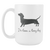 Large Daschund Mug - Wiener Lovers - It's Been a Long Day Present For Wife Friend Mom Sister Dad BFF (15 oz) - Freedom Look