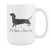 Large Daschund Mug - Wiener Lovers - It's Been a Long Day Present For Wife Friend Mom Sister Dad BFF (15 oz) - Freedom Look