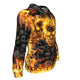 Fire Skull Rider All Over Hoodie - Freedom Look