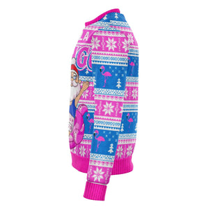 Funny Santa Flamingo Christmas Fashion Sweatshirt