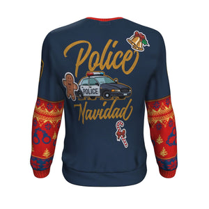 Police Navidad Ugly Christmas Sweatshirt