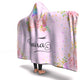 Personalized Unicorn Hooded Blanket - Aamira