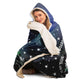 Personalized Leo Horoscope Zodiac Star Sign Hooded Blanket