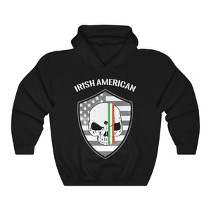 Irish American Skull Patrick's Day St Patrick Unisex Hoodie Hooded Sweatshirt