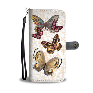 Special Butterflies Design Phone Case + Wallet