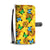 Sunflower Butterfly Phone Wallet Case